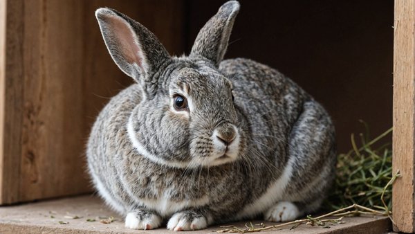 How to create a safe indoor environment for a pet rabbit during the British winter?
