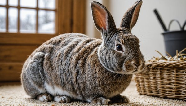How to create a safe indoor environment for a pet rabbit during the British winter?