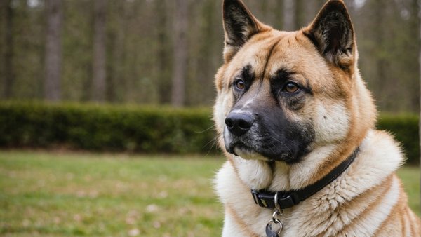 What are the key considerations when selecting a training collar for a stubborn Akita?